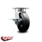 Service Caster 6 Inch Kingpinless Rubber on Steel Wheel Swivel Caster with Brake SCC-KP30S620-RSR-SLB - alternate 5